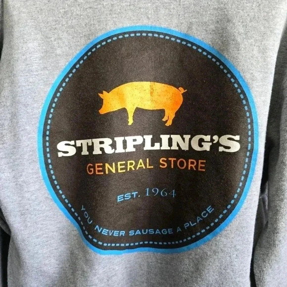 Port & Company Gray Long Sleeve Crewneck Pullover Sweater XL Extra Large - Picture 4 of 4